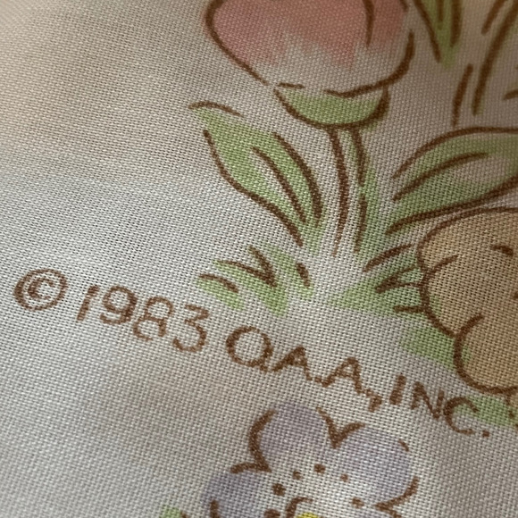 Vintage Kid's Cabbage Patch Complete Twin Sheet Set Circa 1983 - Picture 10 of 10